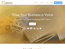 Tablet Screenshot of fidorm.com